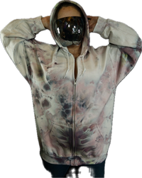 Custom Ice dye hooded sweatshirt