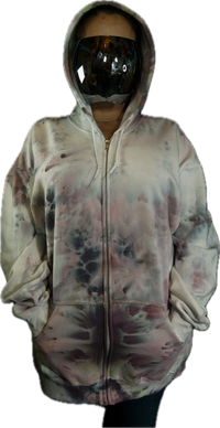 Custom Ice dye hooded sweatshirt