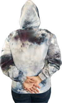 Custom Ice dye hooded sweatshirt