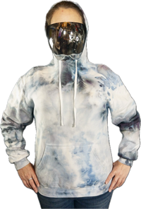 Custom Ice dye hooded sweatshirt