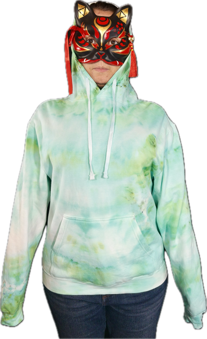 Ice dye hooded sweatshirt