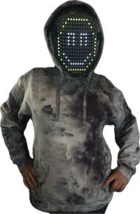 Custom Ice dye hooded sweatshirt