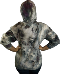 Custom Ice dye hooded sweatshirt