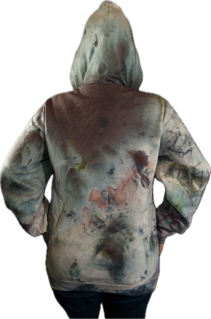 Ice dye hooded sweatshirt